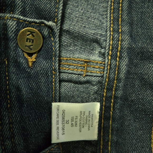 Key Denim Bermuda Shorts - Picture 2 of 4